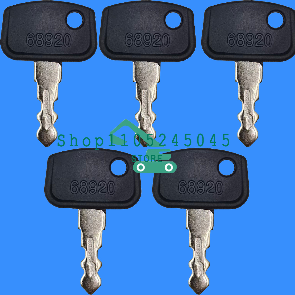 Heavy Equipment Kubota - 1/5/10PCS New Ignition Keys PL501-68920 for