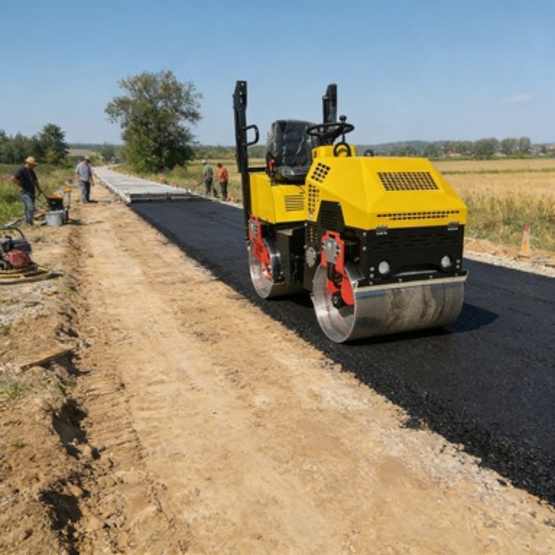 Heavy Equipment Engine - Single Drum Road Roller Vibratory Compactor