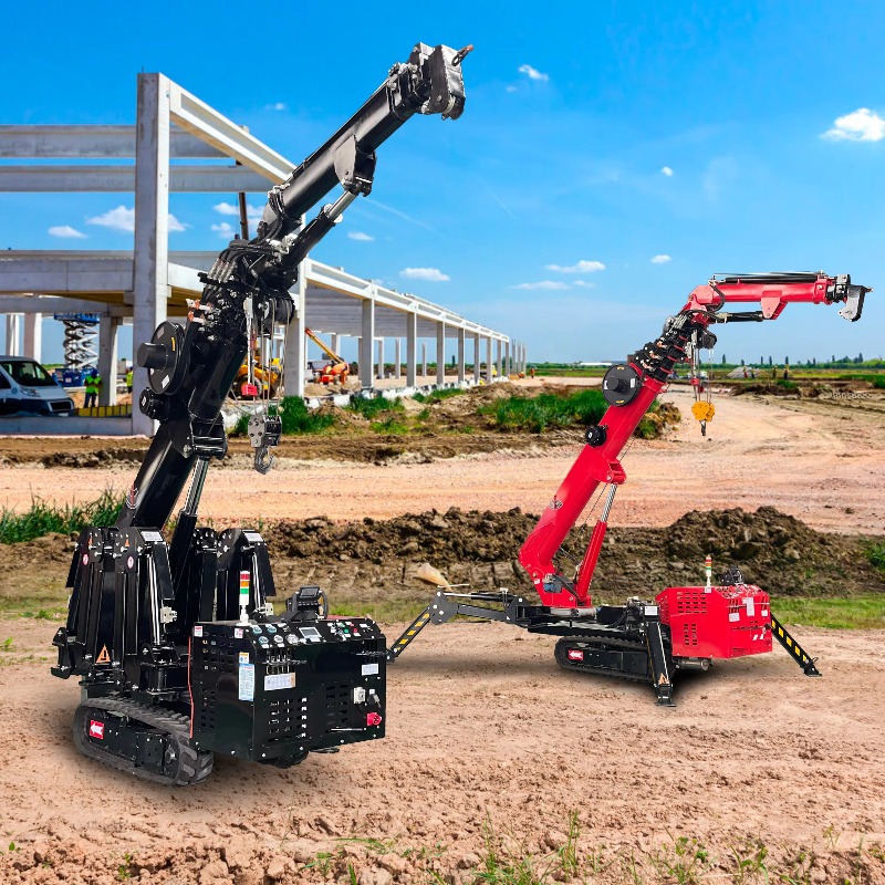 Heavy Equipment Lift - Compact Mini Spider Crane Hydraulic Electric