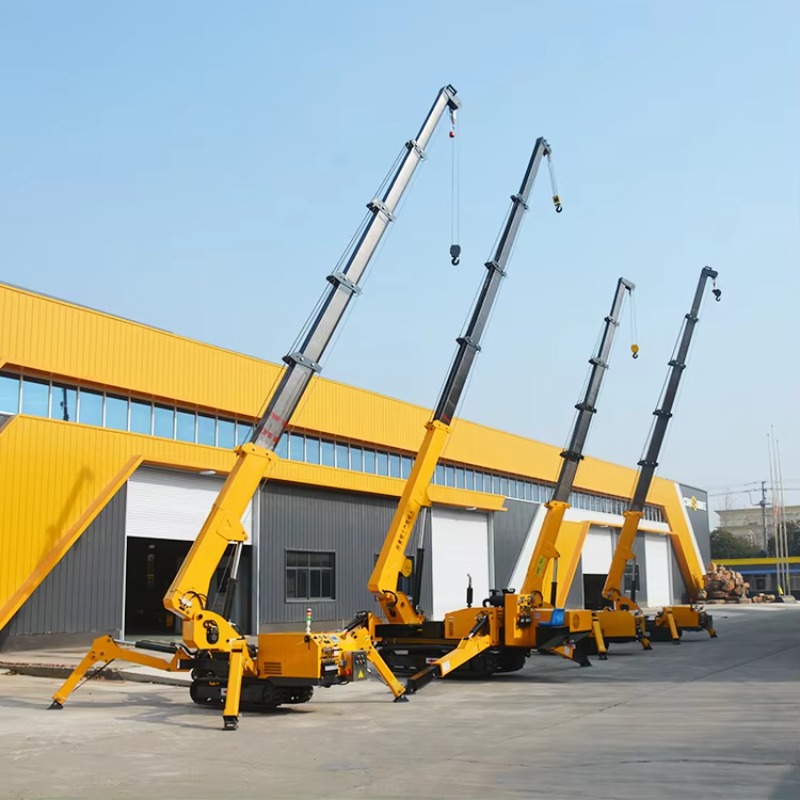 Heavy Equipment Lift - 8T Hydraulic Spider Crane Heavy Duty