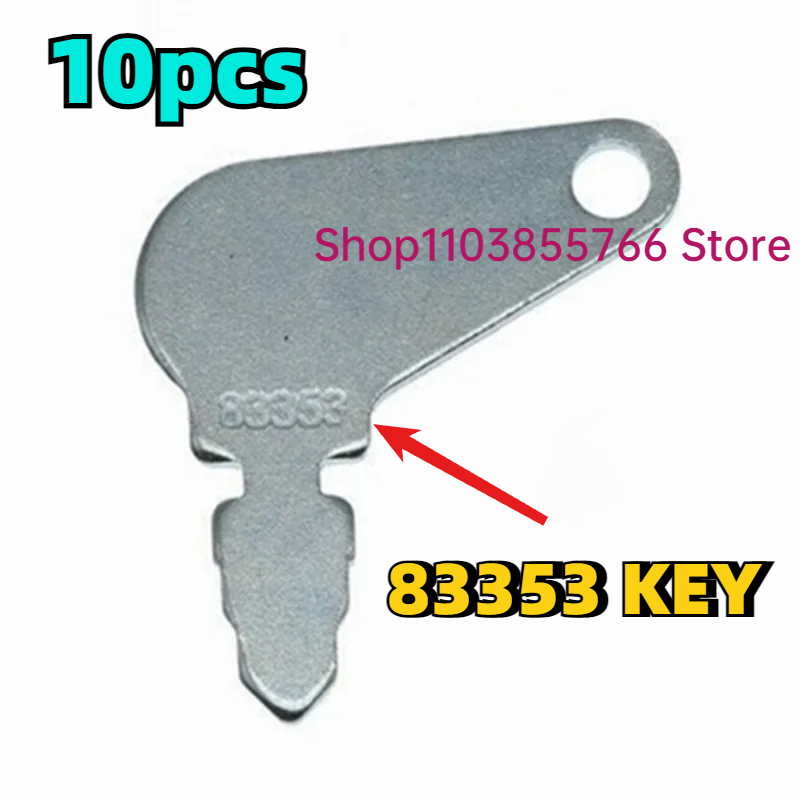 10PCS  83353 Keys For Kubota C - Heavy Equipment Kubota 评论和价格