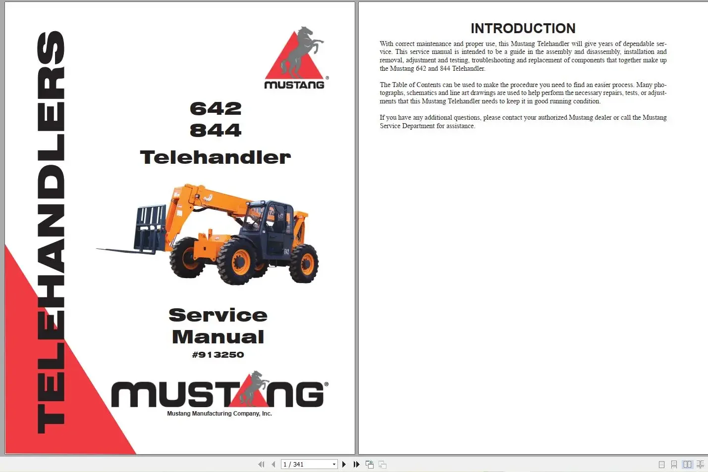 AutoEPC Mustang Machinery Heav - Heavy Equipment Pdf 评论和价格