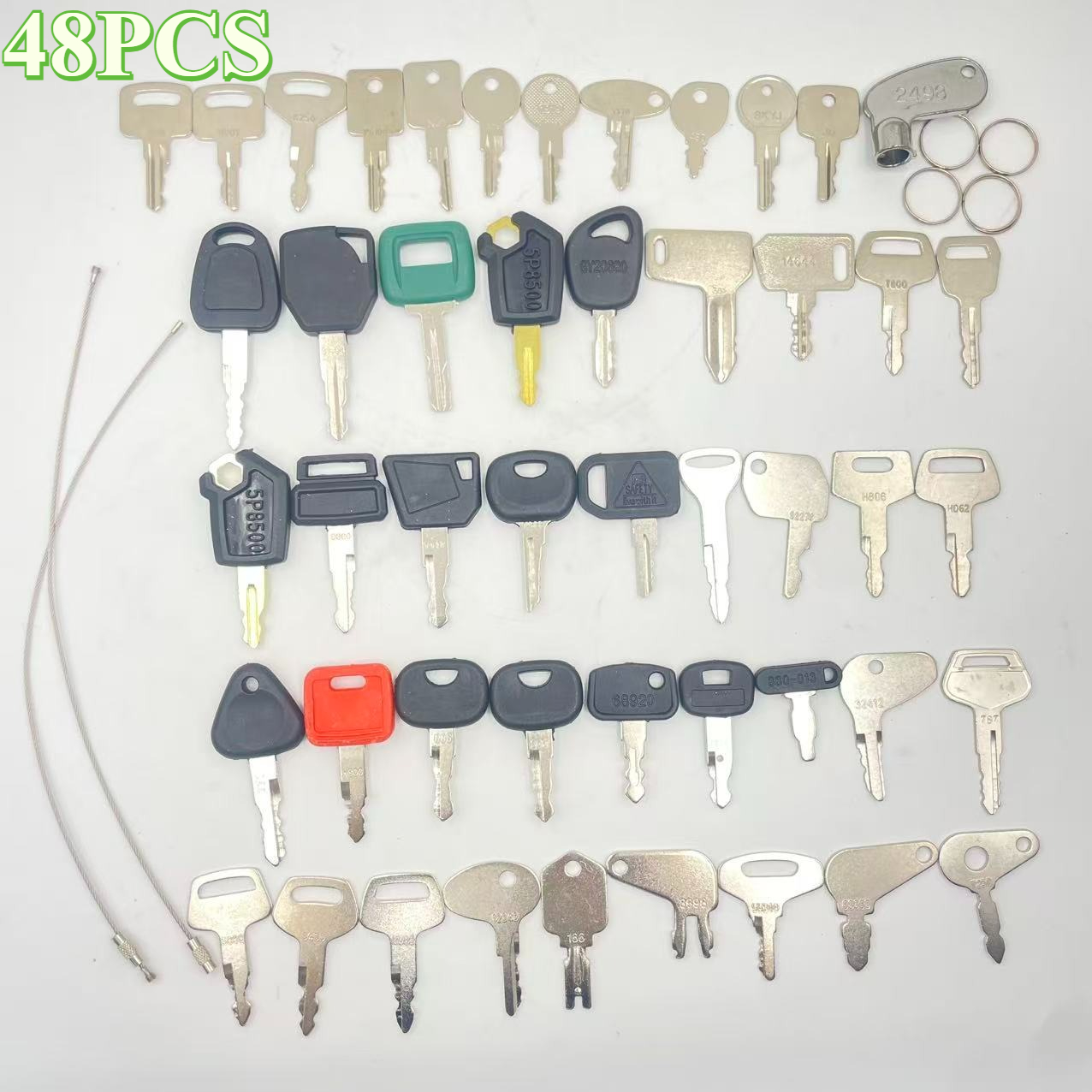 48PCS Heavy Equipment Keys Set - Heavy Equipment Kubota 评论和价格