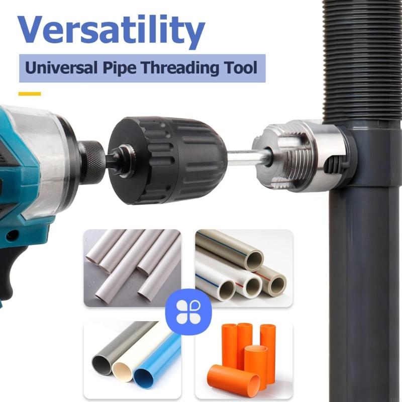 Electric Drill Compatible PVC  - Pipe Threading Machine 评论和价格