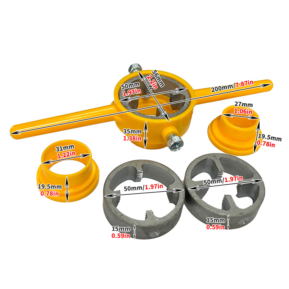 6PC water pipe die plastic pip - Pipe Threading Machine 评论和价格