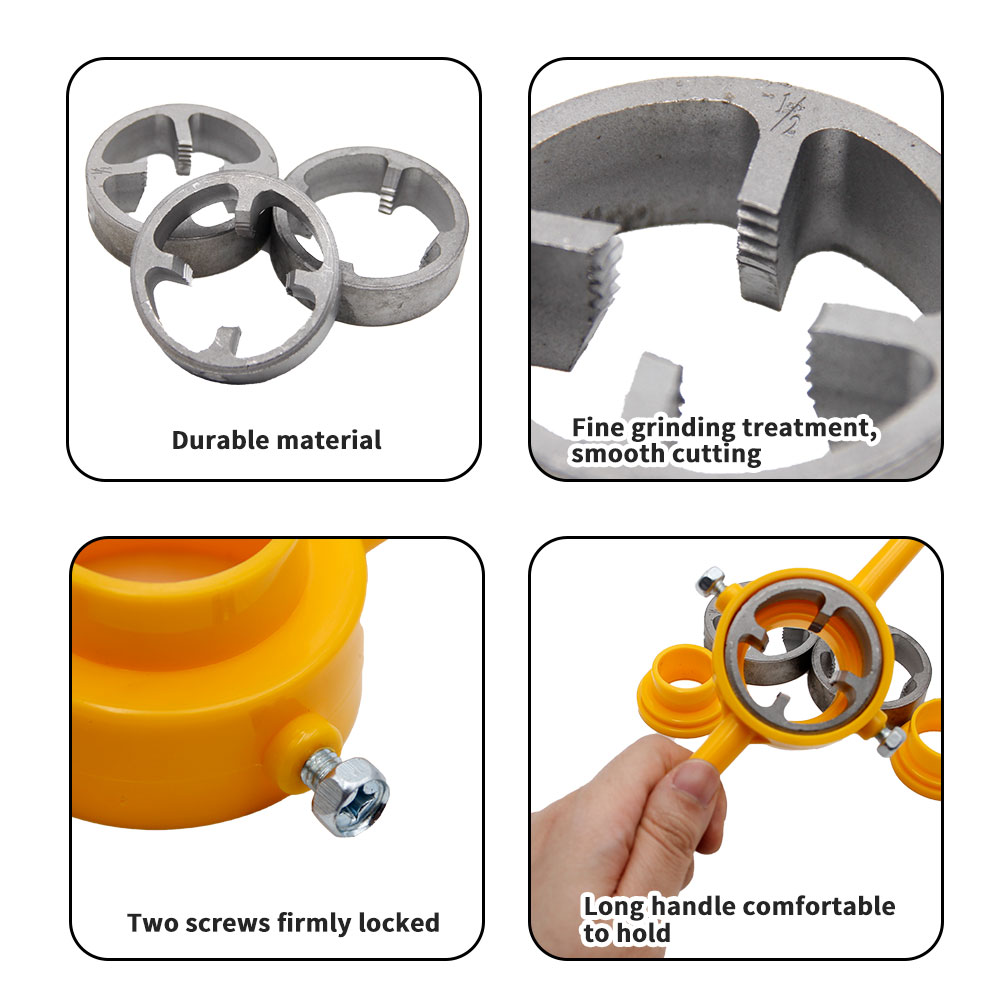 6PC water pipe die plastic pip - Pipe Threading Machine 评论和价格