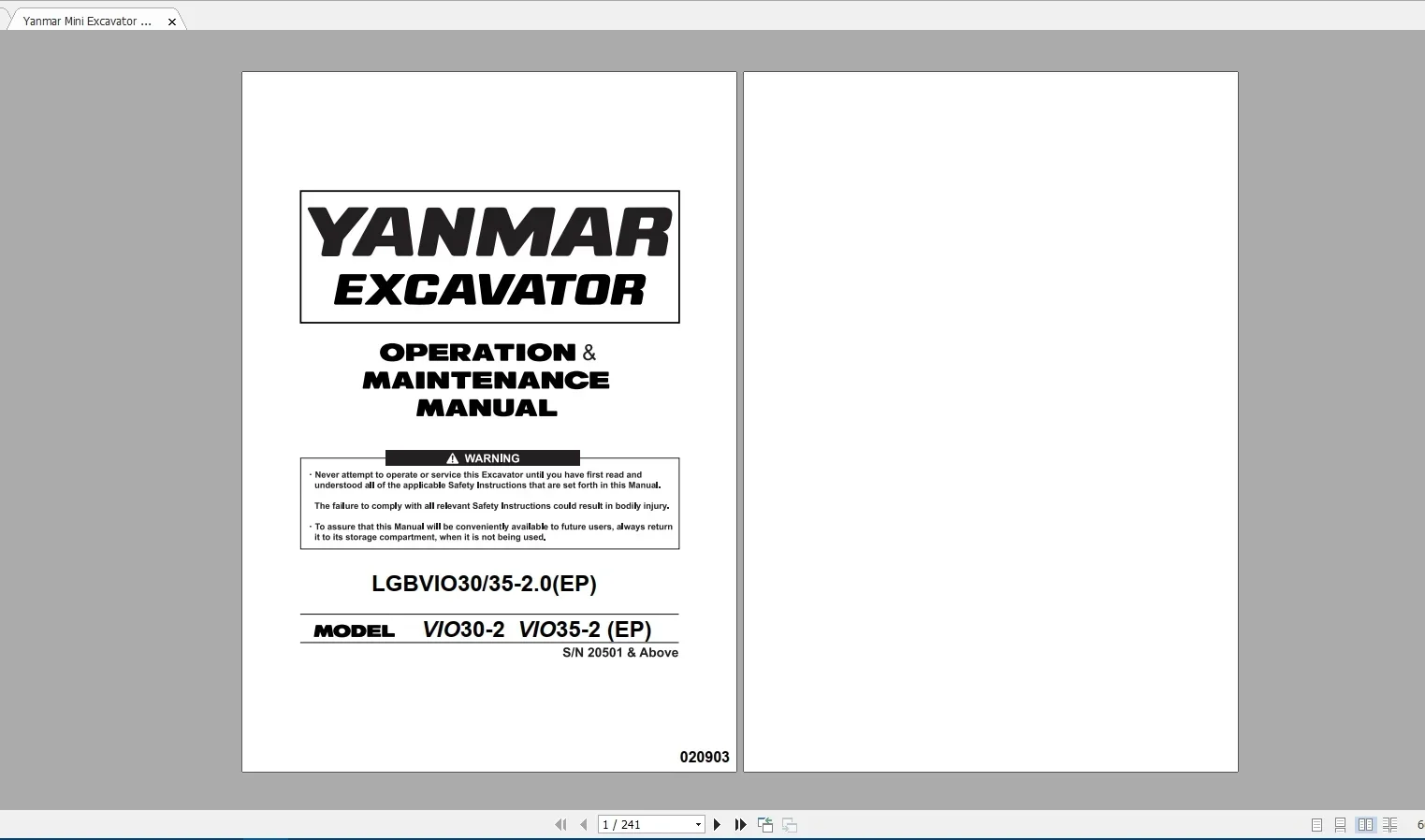 SpecDiag Yanmar Heavy Equipmen - Heavy Equipment Pdf 评论和价格