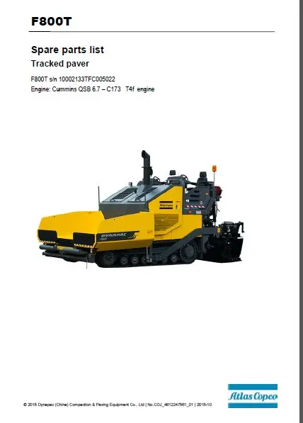 AutoCD Dynapac Heavy Equipment - Heavy Equipment Pdf 评论和价格